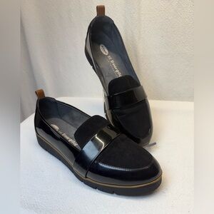 Minimalist Slip Ons Platform Loafers Wms. Vegan Leather Schoolgirl Gent Inspired